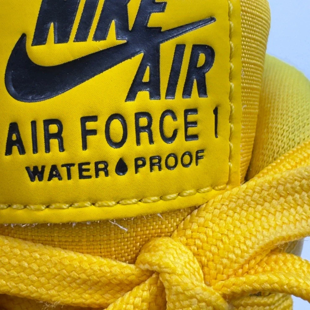 Nike Air Force 1 Low Waterproof Mens Size 13 University Gold 307109-771 Sneaker